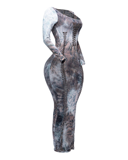 Cut out maxi dress - Muvin 
