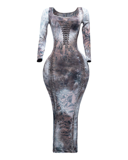 Cut out maxi dress - Muvin 