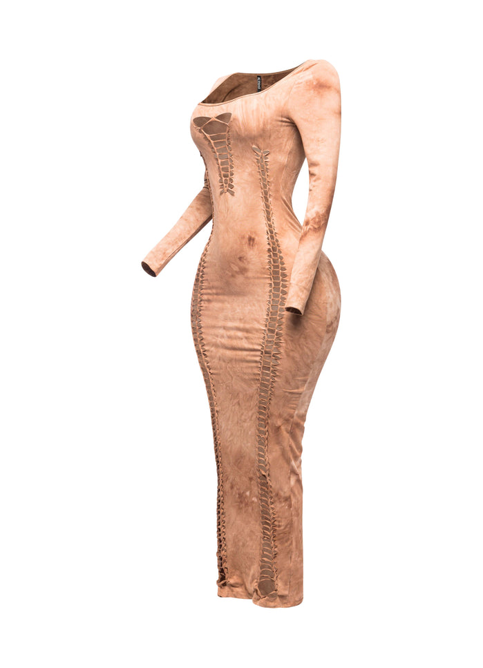 Cut out maxi dress - Muvin 