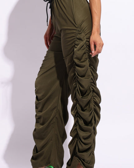 Shirring pants - Muvin 