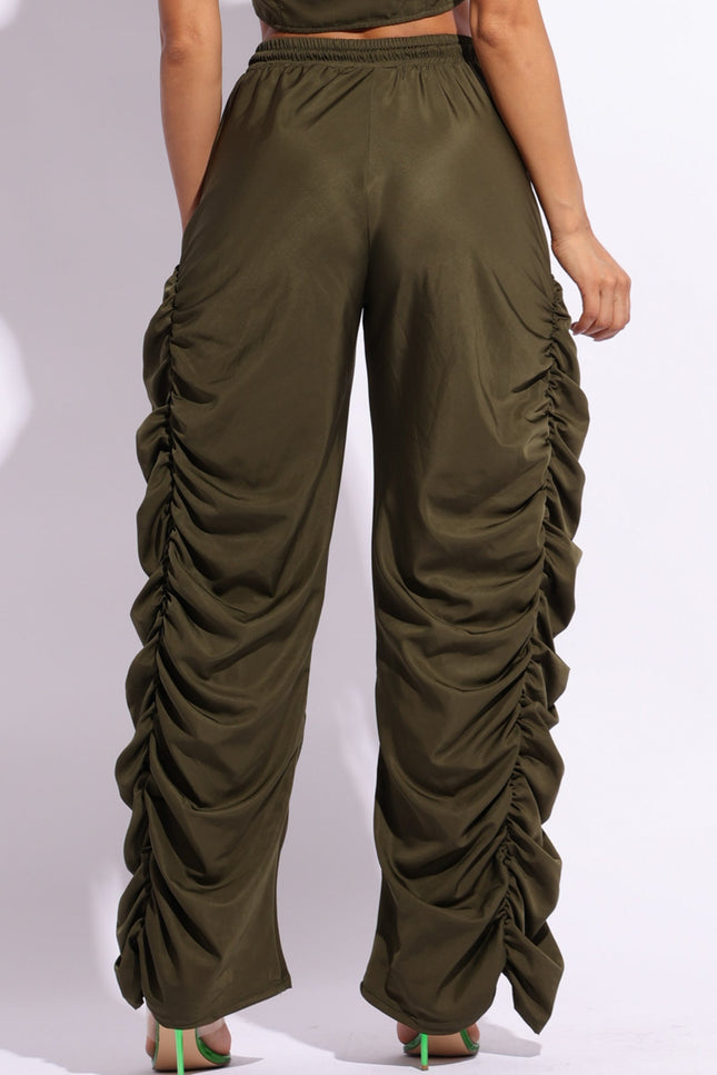 Shirring pants - Muvin 