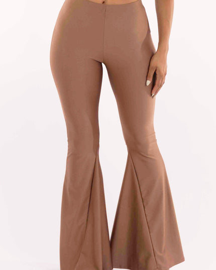 Shiny flare pants - Muvin 