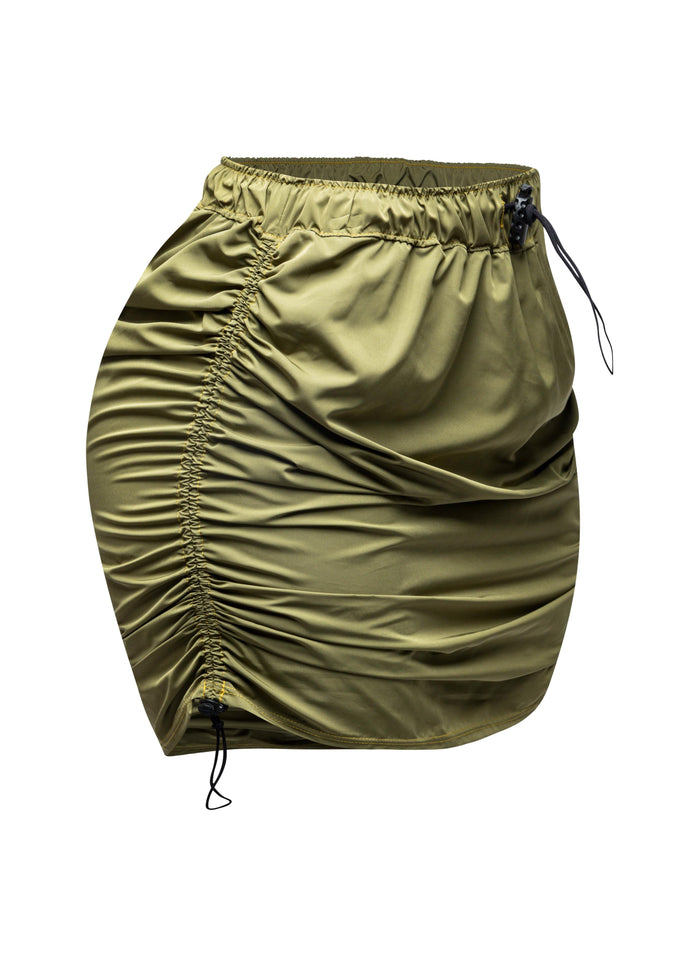 Drawstring mini skirt - Muvin 
