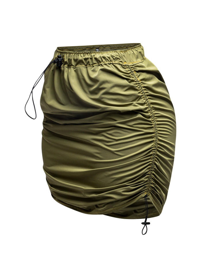 Drawstring mini skirt - Muvin 