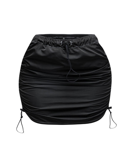 Drawstring mini skirt - Muvin 