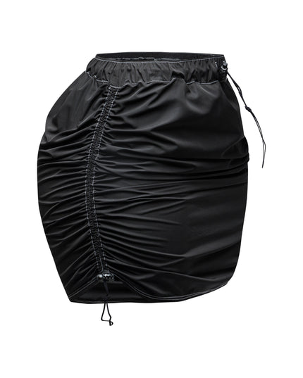 Drawstring mini skirt - Muvin 