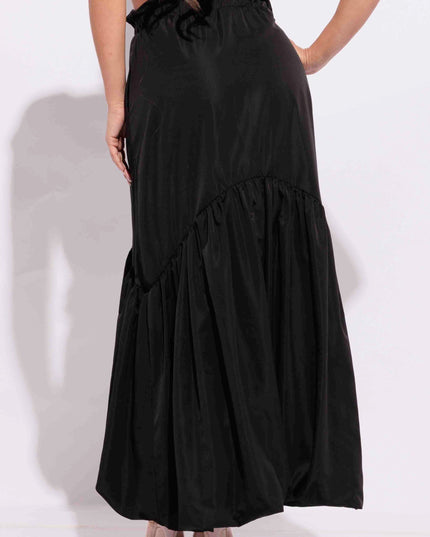 Flare High-Low maxi skirt - Muvin 
