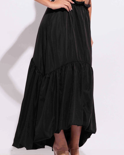 Flare High-Low maxi skirt - Muvin 