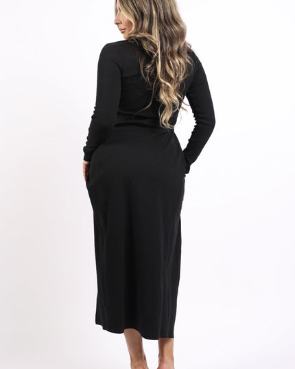 Tie front top and mini skirt set - Muvin 