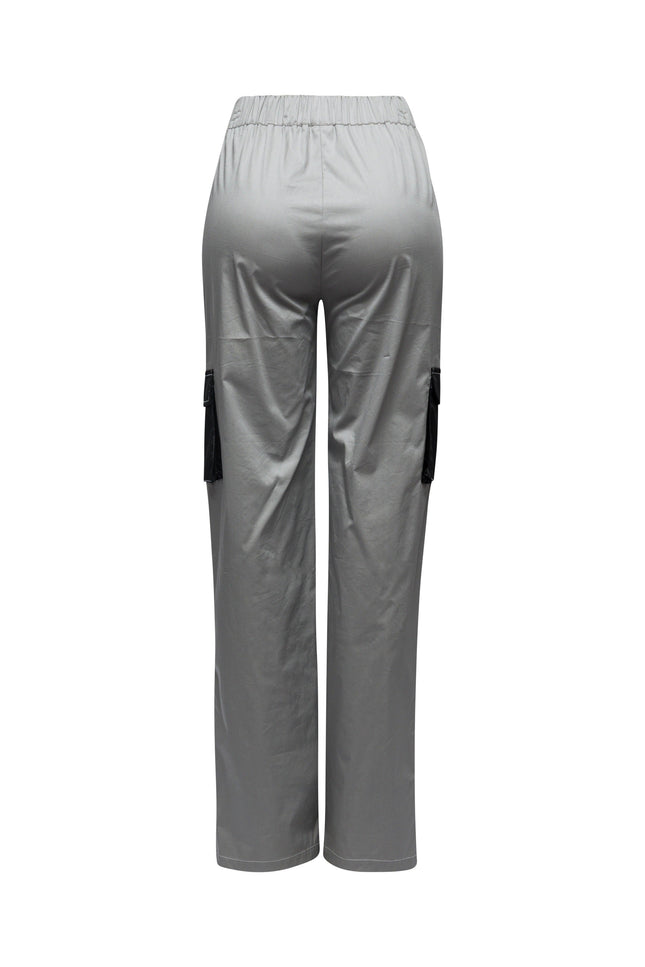 Color blocked pants with pockets - Muvin 