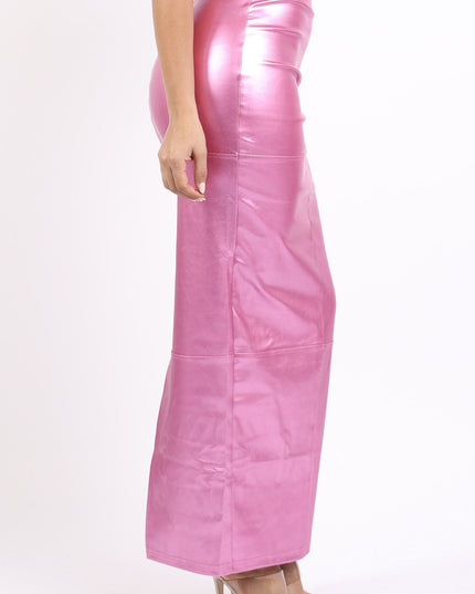 PU maxi skirt - Muvin 