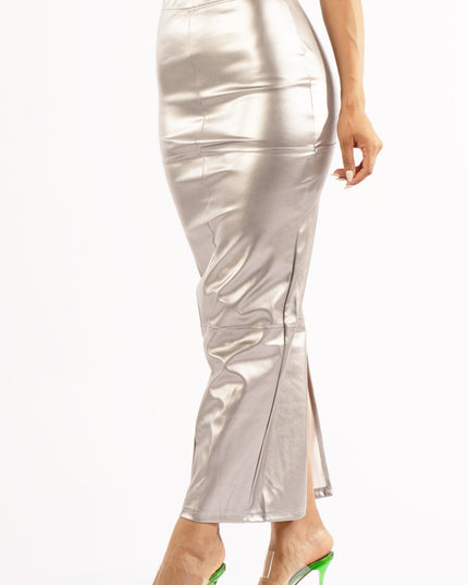 PU maxi skirt - Muvin 