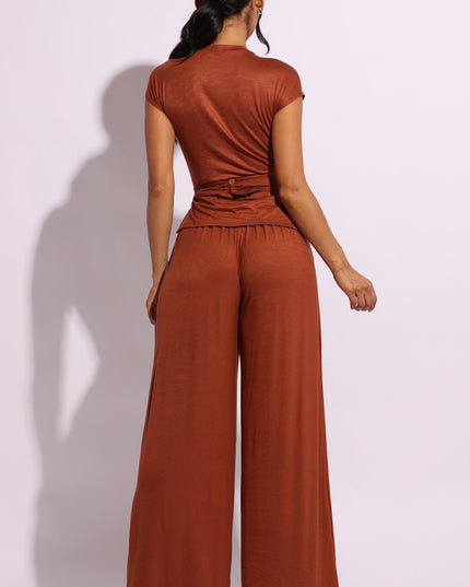 Cross wrap front buttons back set - Muvin 