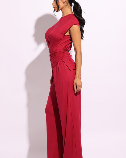 Cross wrap front buttons back set - Muvin 