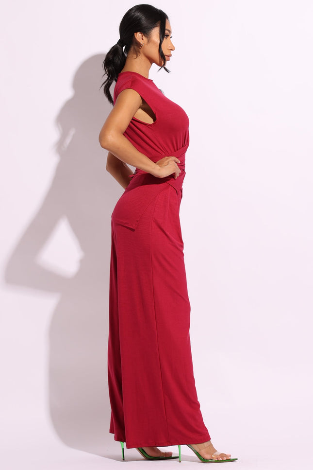 Cross wrap front buttons back set - Muvin 