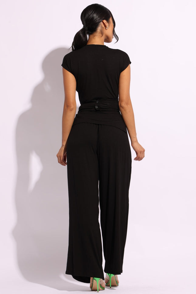 Cross wrap front buttons back set - Muvin 
