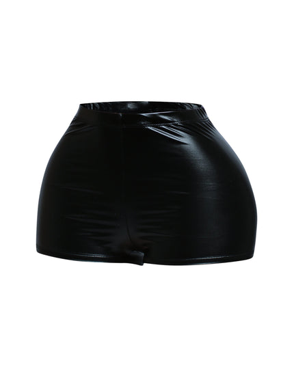Shiny metallic shorts - Muvin 