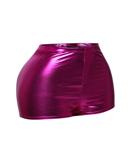 Shiny metallic shorts - Muvin 