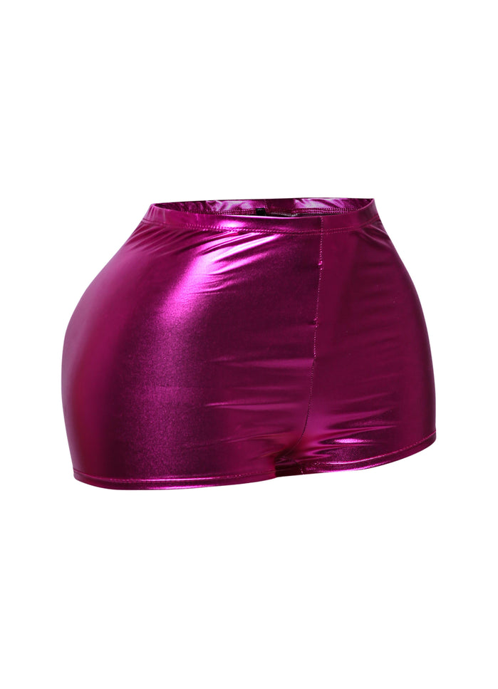 Shiny metallic shorts - Muvin 