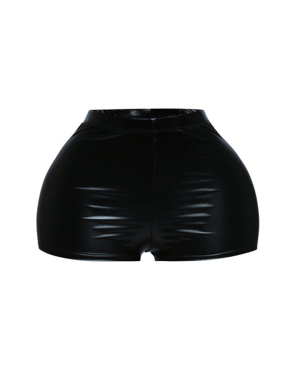 Shiny metallic shorts - Muvin 