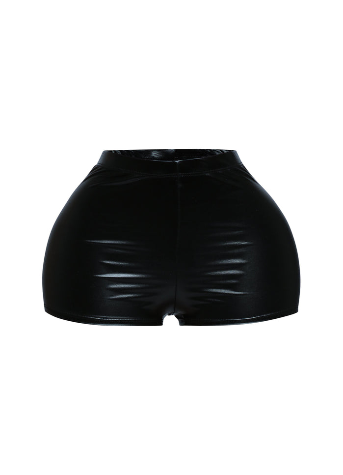 Shiny metallic shorts - Muvin 