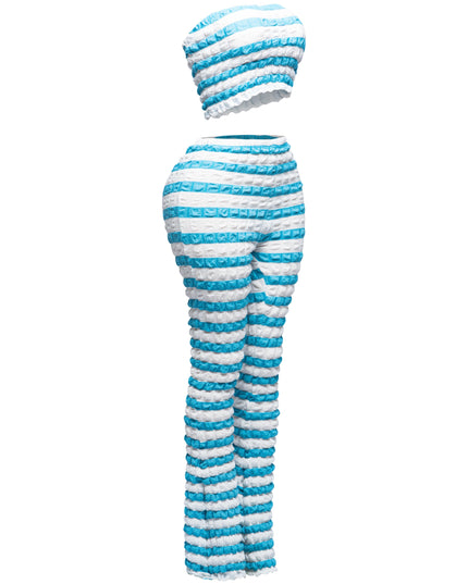 Popcorn Fabric Tube Top And Pants set - Muvin 