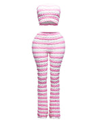 PINK/WHITE / S