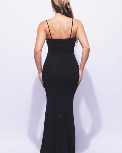Sparkling mesh maxi dress - Muvin 