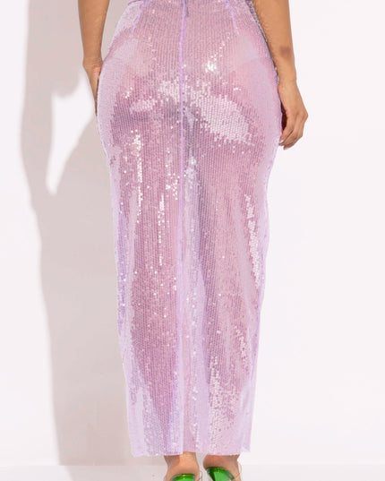 Sequin maxi skirt - Muvin 
