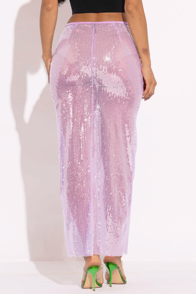 Sequin maxi skirt - Muvin 