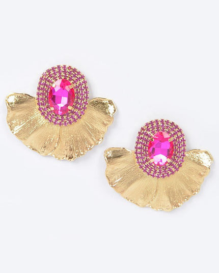 Fleur Royale Statement Earring - Muvin 