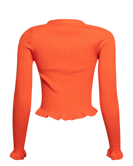 Ribbed Button-Up Cardigan - Muvin 