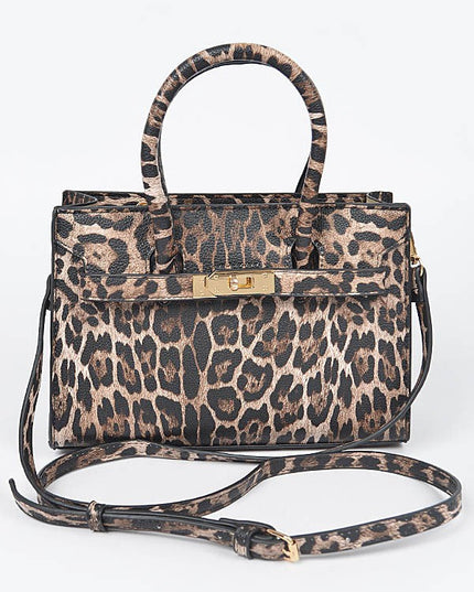 Leopard Luxe Mini Tote - Muvin 