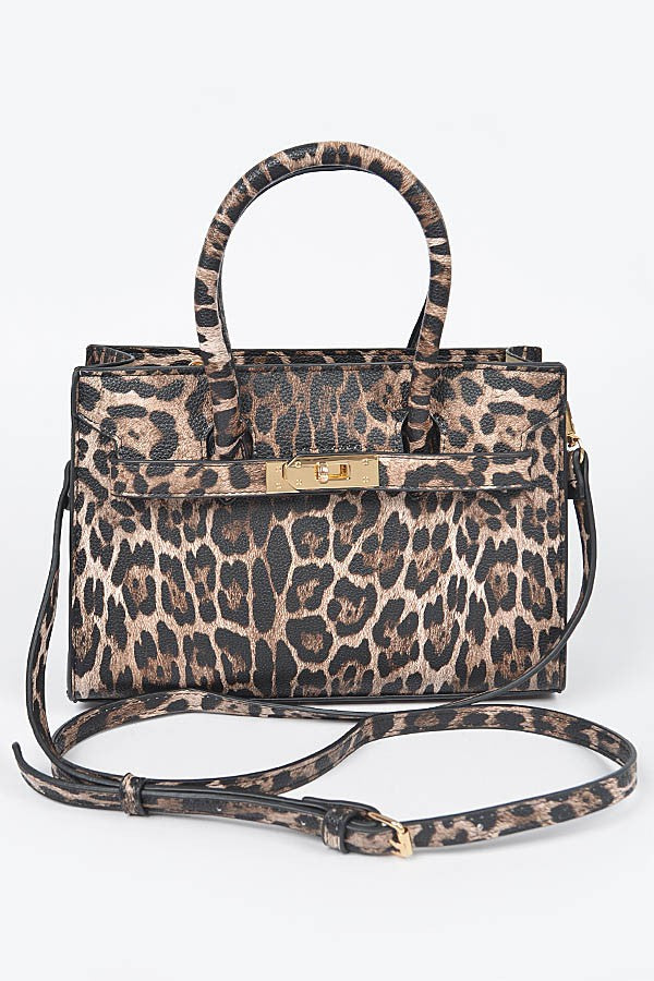 Leopard Luxe Mini Tote - Muvin 