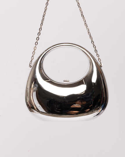 Metallic Plastic Party Clutch - Muvin 