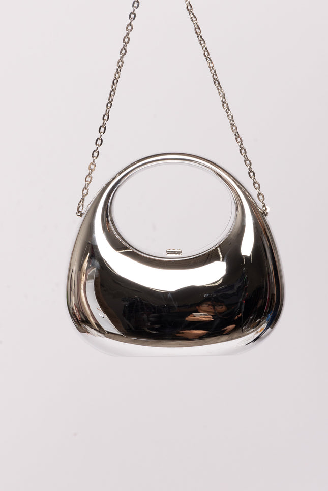 Metallic Plastic Party Clutch - Muvin 