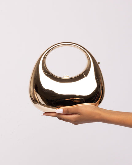 Metallic Plastic Party Clutch - Muvin 