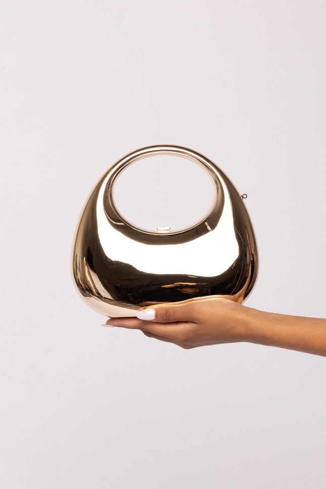Metallic Plastic Party Clutch - Muvin 