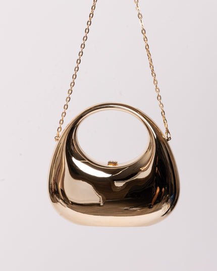 Metallic Plastic Party Clutch - Muvin 