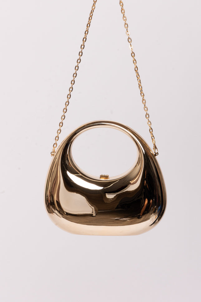 Metallic Plastic Party Clutch - Muvin 