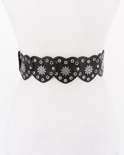 Cosmic Crush Heart Concho Belt - Muvin 