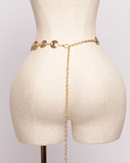 Circular Medallion Chain Belt - Muvin 