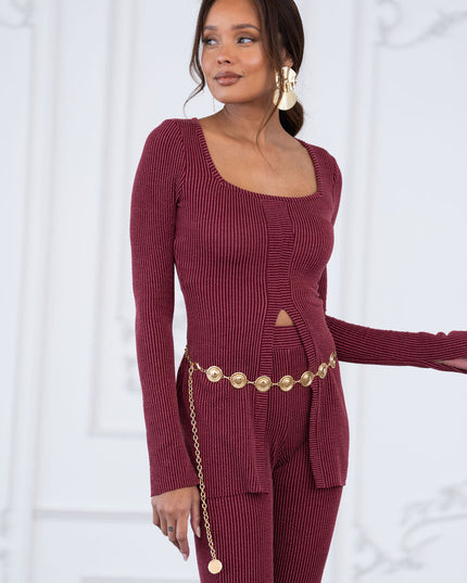 Round Metal Chain Belt - Muvin 