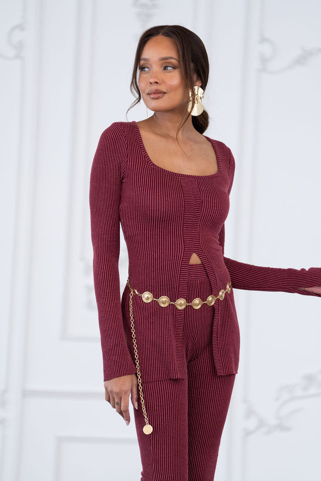 Round Metal Chain Belt - Muvin 