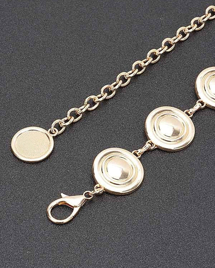 Round Metal Chain Belt - Muvin 