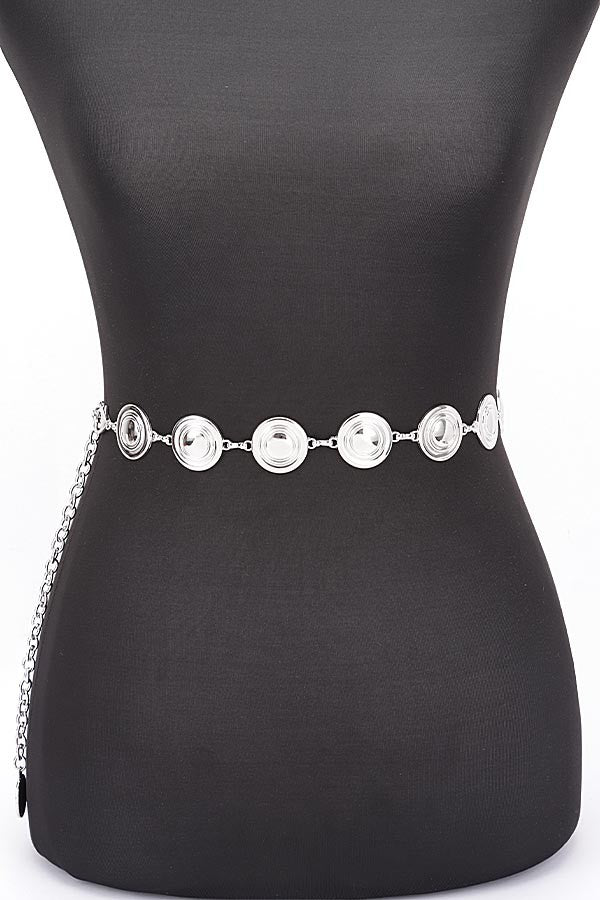 Round Metal Chain Belt - Muvin 