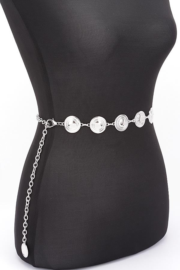 Round Metal Chain Belt - Muvin 