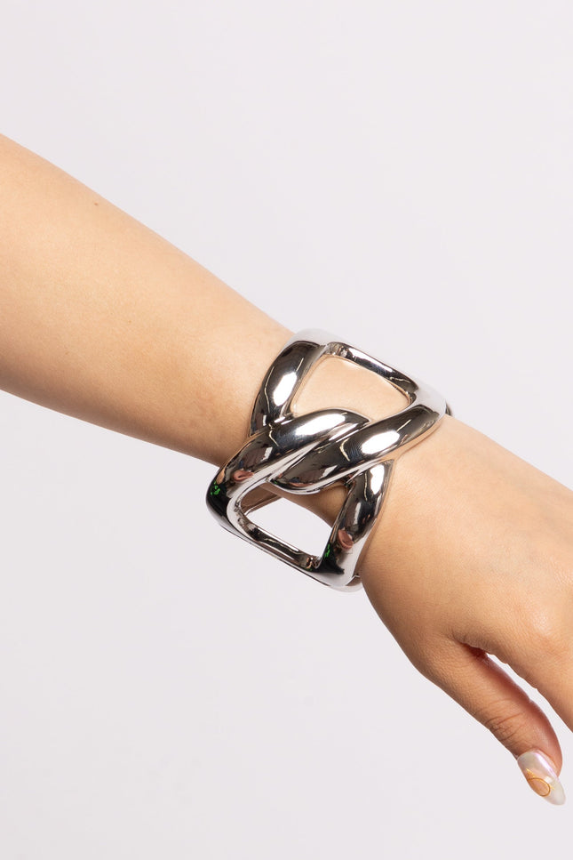 Metal Srping Hinge Cuff - Muvin 