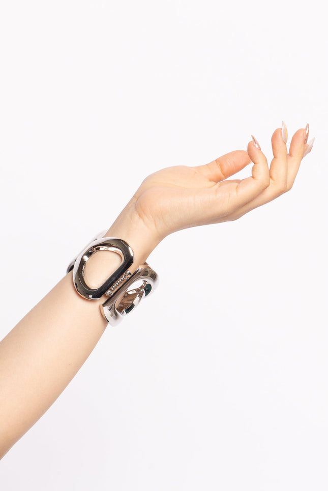 Metal Srping Hinge Cuff - Muvin 