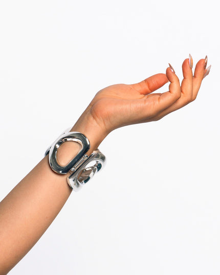 Metal Srping Hinge Cuff - Muvin 